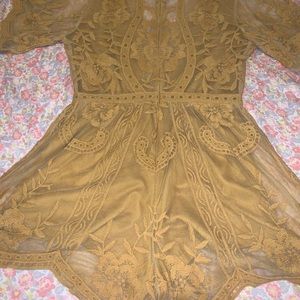 Mustard yellow romper💛